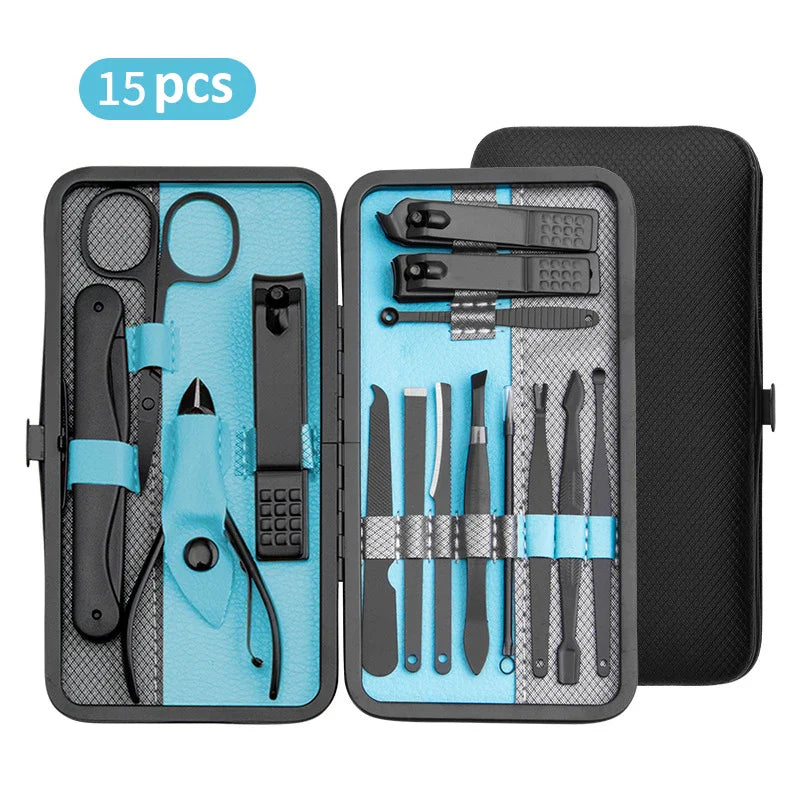Kit Manucure Professionnel Complet 15 pièces
