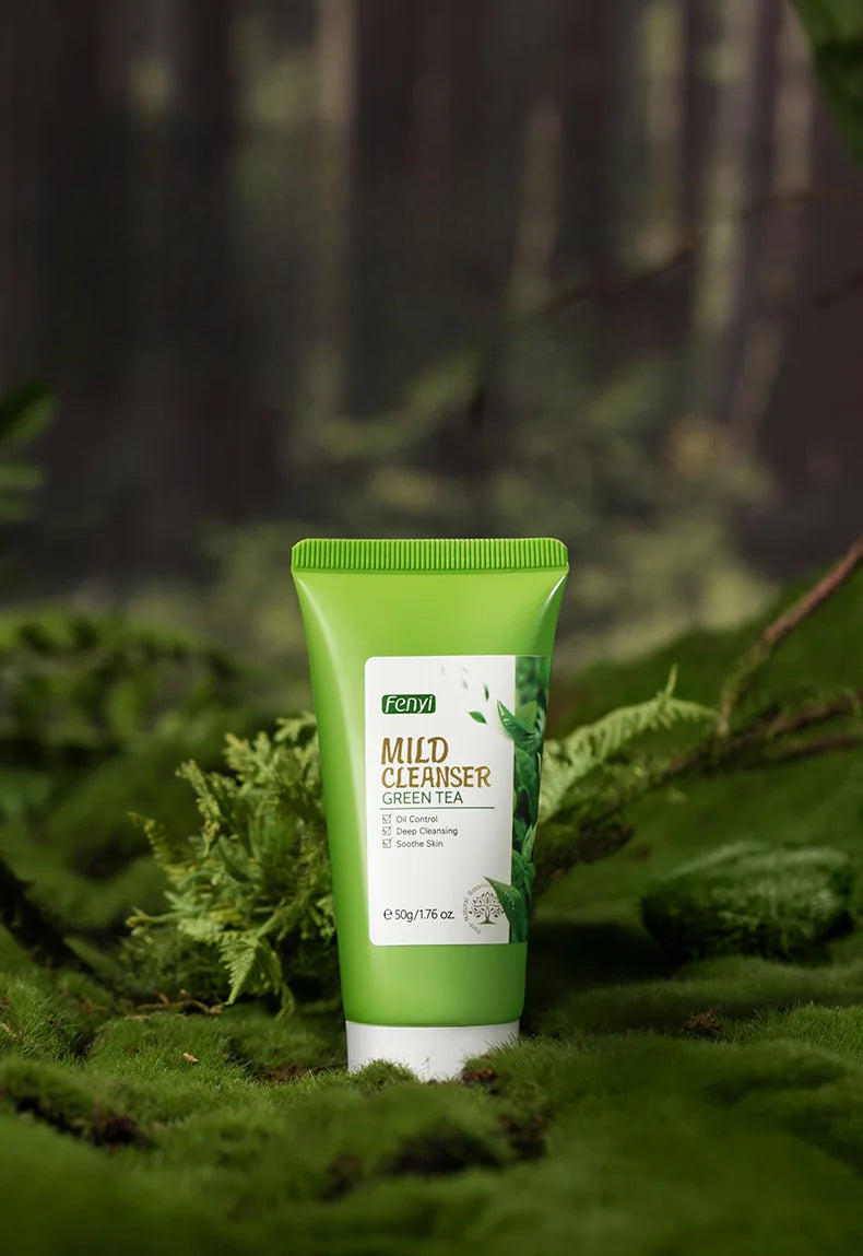 Mousse Nettoyant Visage - Thé vert