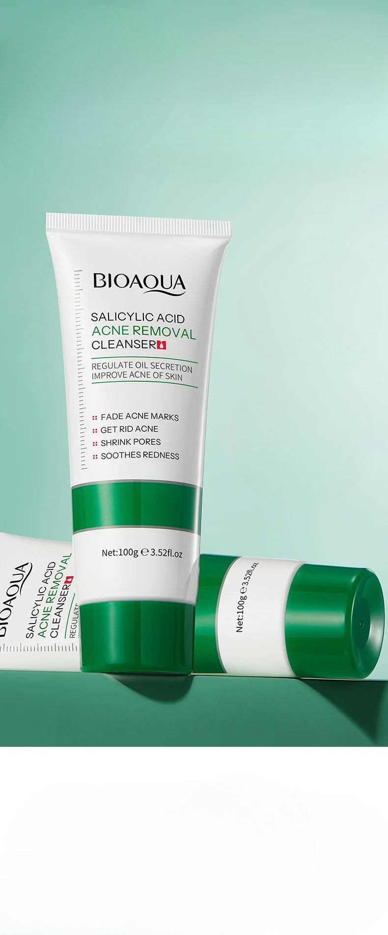 Mousse Nettoyante Visage - BIOAQUA 2 pièce