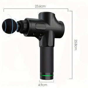 Pistolet de Massage Electrique 30 Vitesses Noir - PerSCH