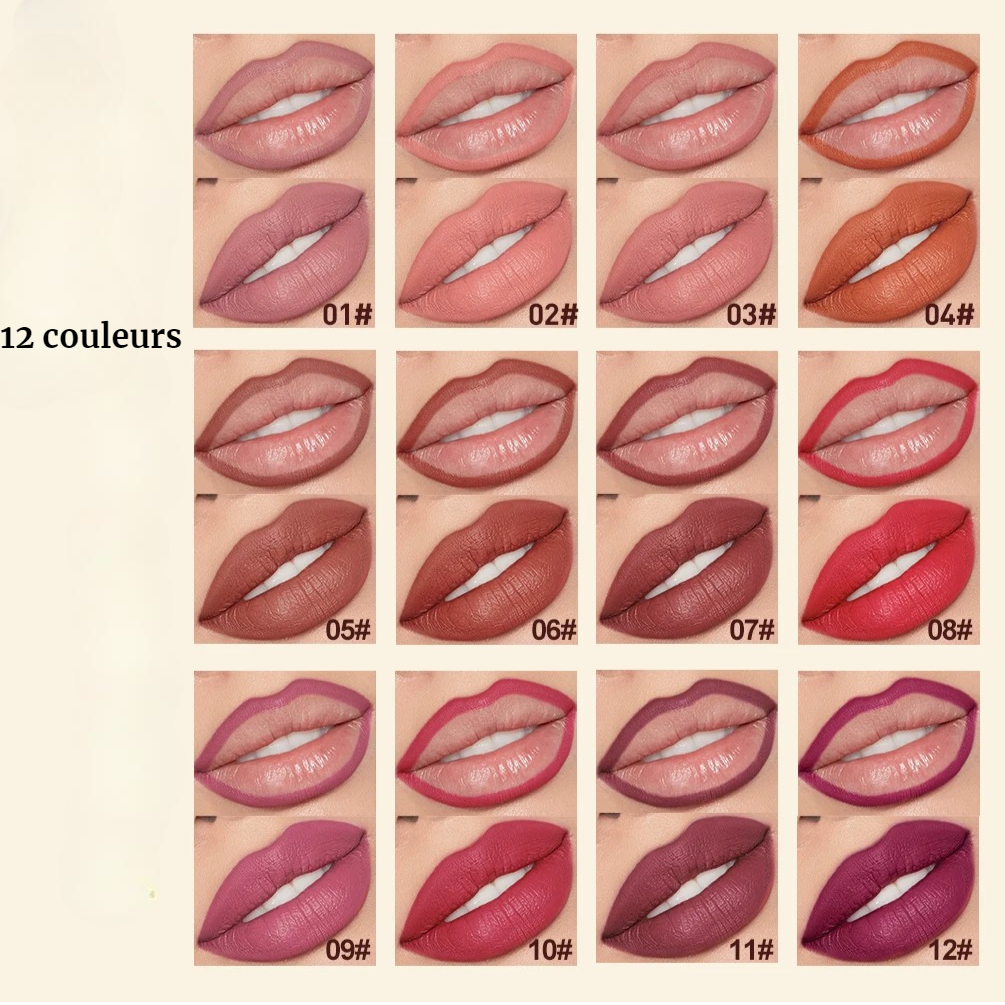 Rouge a Levres Crayon 2 Pieces –  Longue Duree