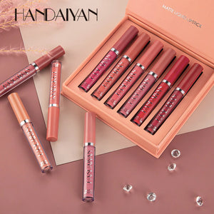 Rouge a Levres Mat Liquide Velours 6 pieces