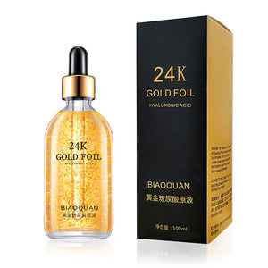 Serum Acide Hyaluronique 24K Gold Foil pour Visage.