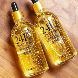 Sérum Acide Hyaluronique 24K Gold Foil pour Visage.