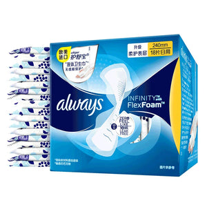 Serviette Hygienique Always en Coton Biologique 18 Pieces