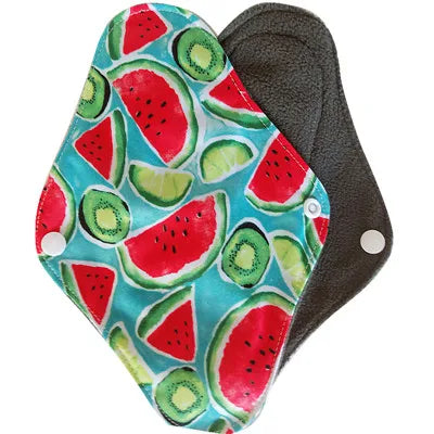 Serviette Hygienique Lavable en Charbon de Bambou