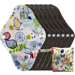 Charger l&#39;image dans la galerie, Serviette Hygienique Reutilisable - 7 pieces
