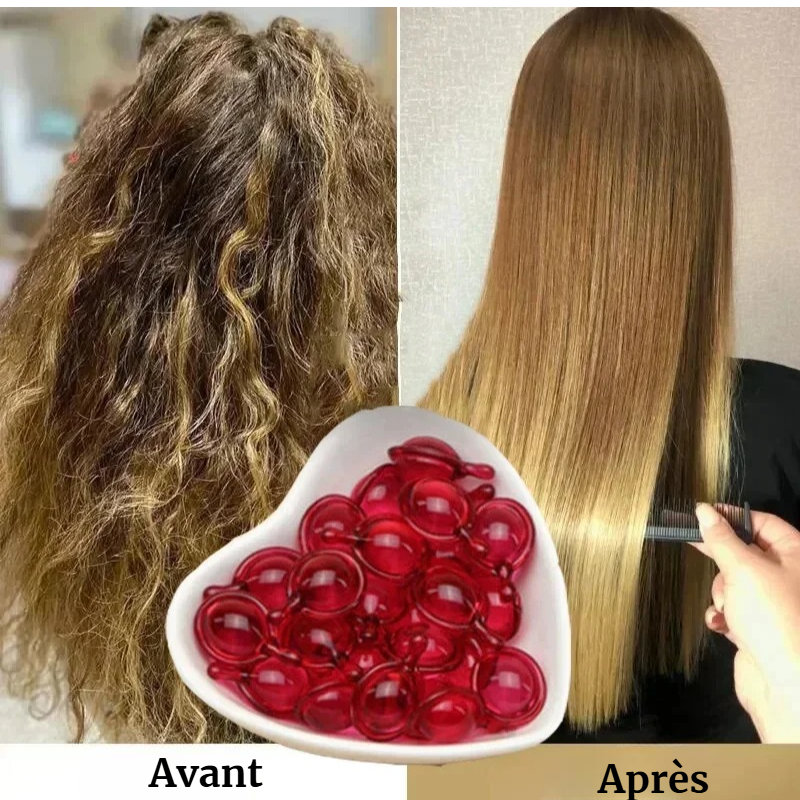 Soin cheveux sec - Capsule de vitamine 10 pièces