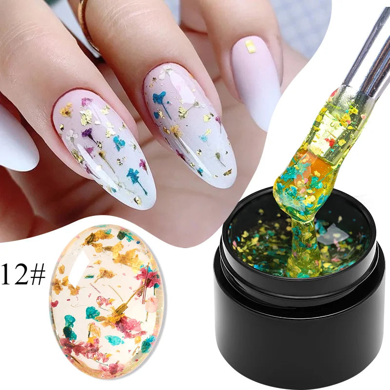 Vernis a Ongles en Gel de Fleurs - MEET ACROSS