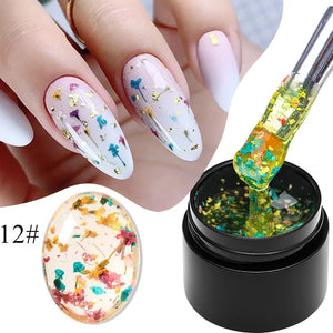 Vernis a Ongles en Gel de Fleurs - MEET ACROSS