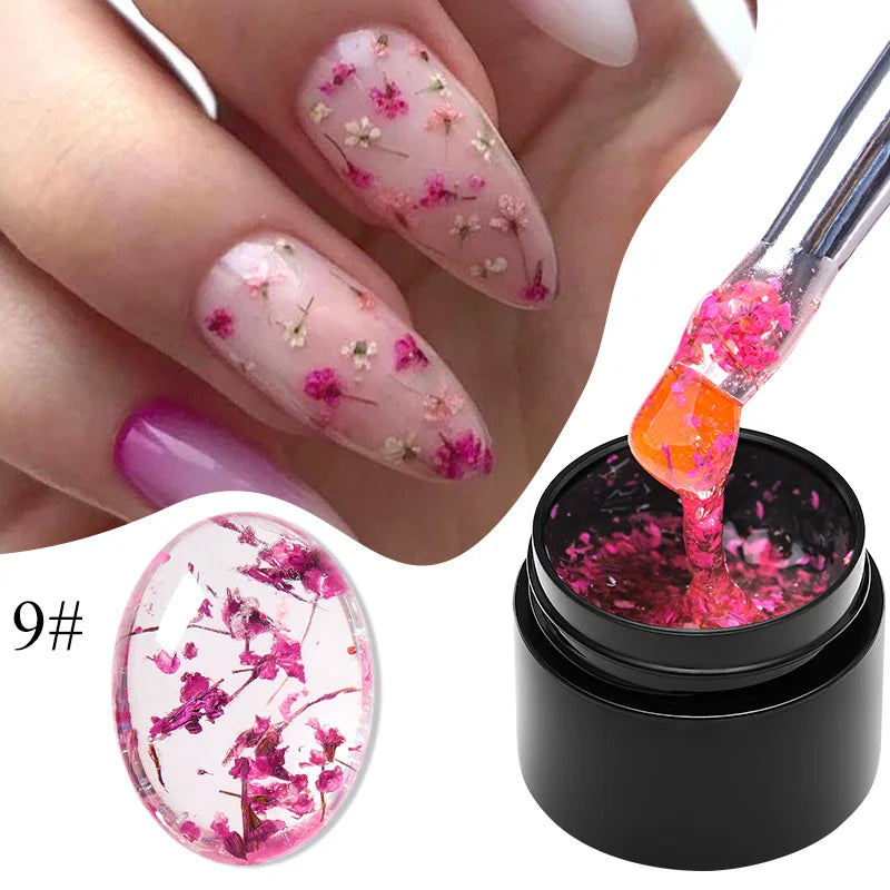 Vernis a Ongles en Gel de Fleurs - MEET ACROSS